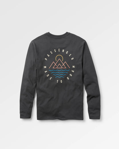 Escapism Recycled LS T-Shirt - Black