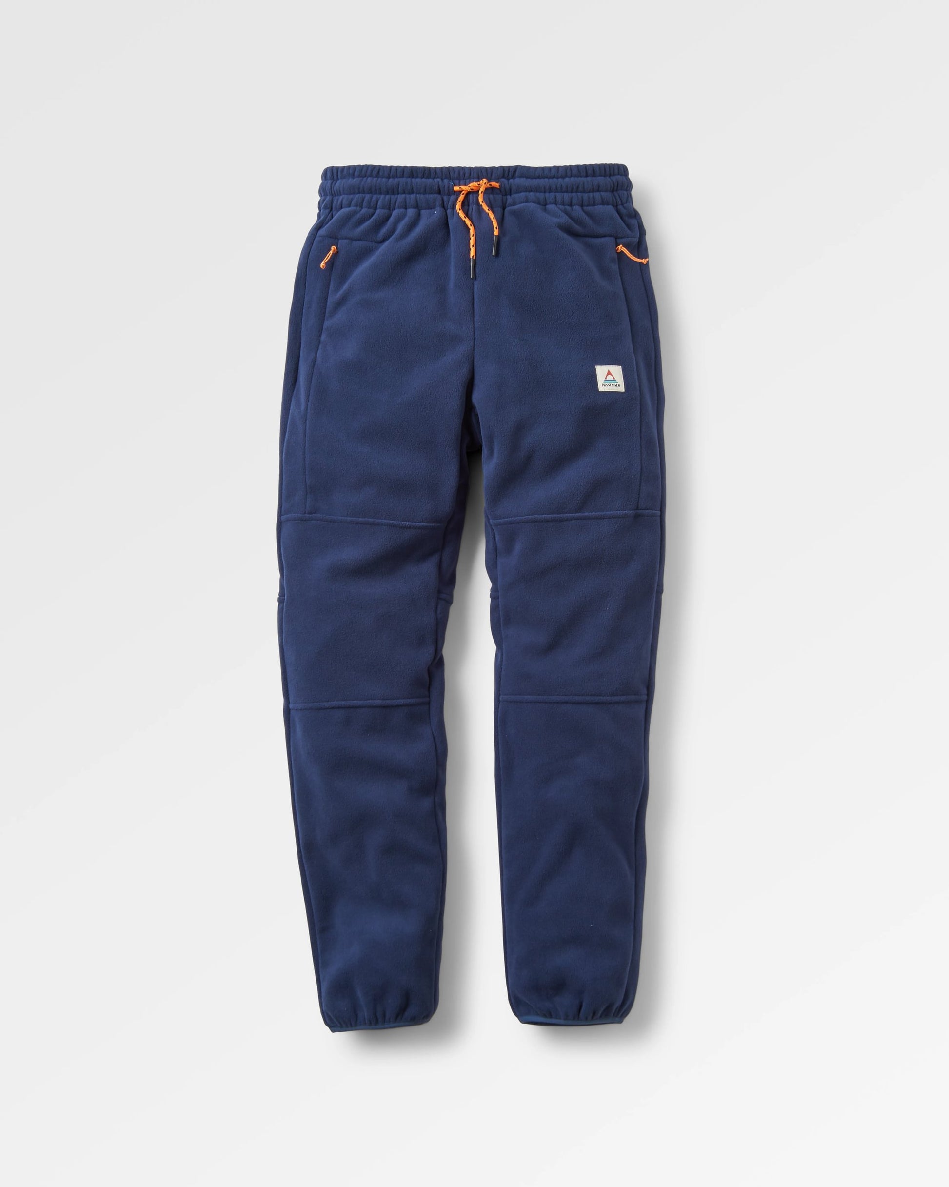 Set off Recycled Polar Fleece Jogger - Rich Navy - Flatlay