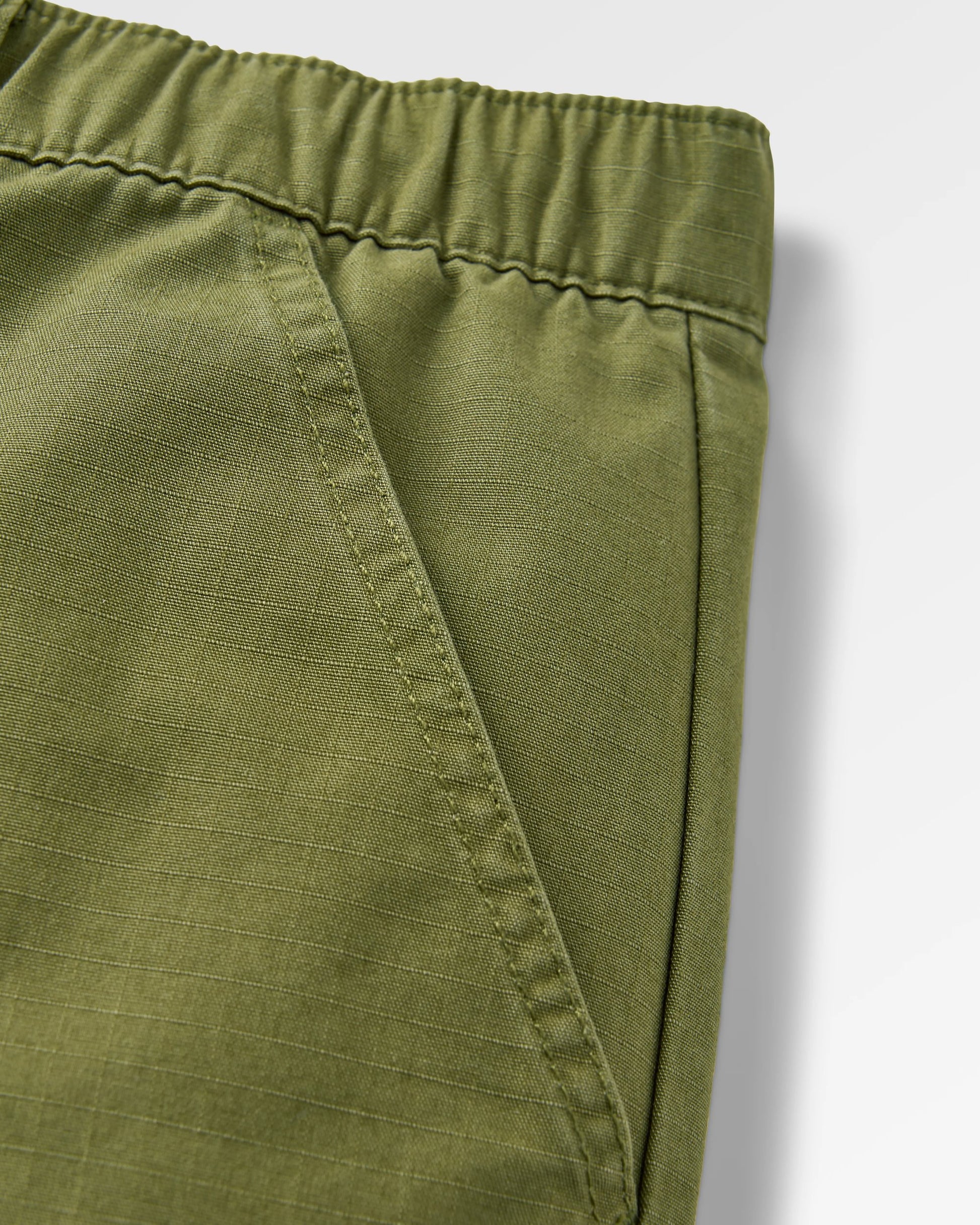 Rif-Raf Ripstop Short - Khaki - Flatlay