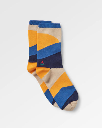 Vista Organic Socks - Birch - Flatlay
