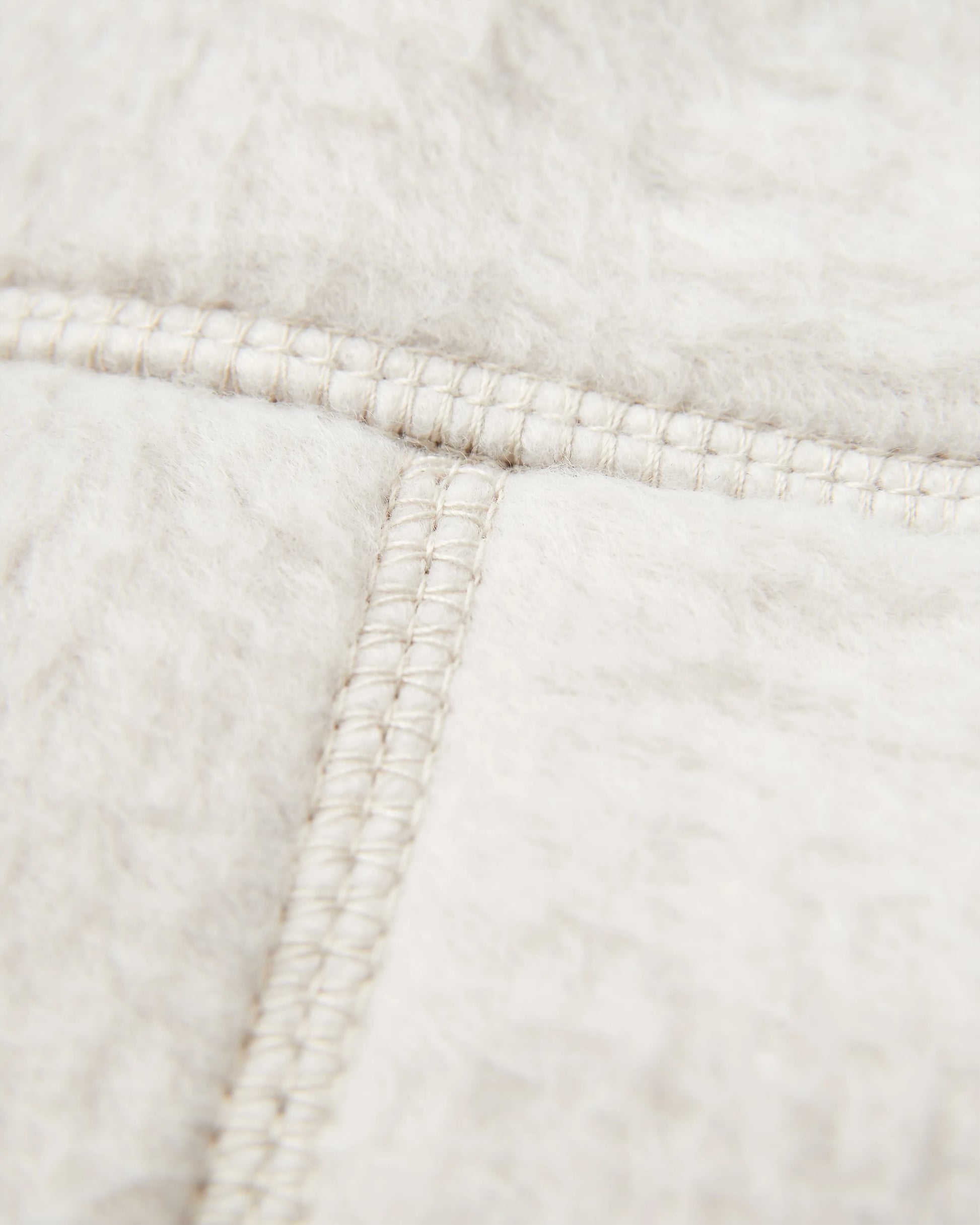 North Coast Vista 2.0 Full Zip Recycled Sherpa Fleece - Oatmeal - Flatlay