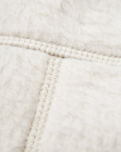 North Coast Vista 2.0 Full Zip Recycled Sherpa Fleece - Oatmeal - Flatlay