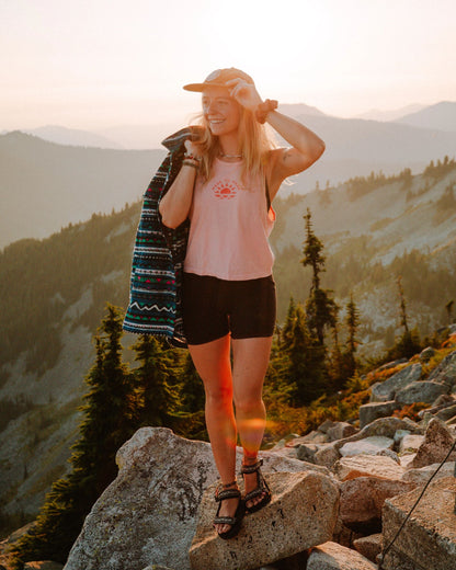 Sunburst Organic Vest - Soft Shell Pink - Lifestyle