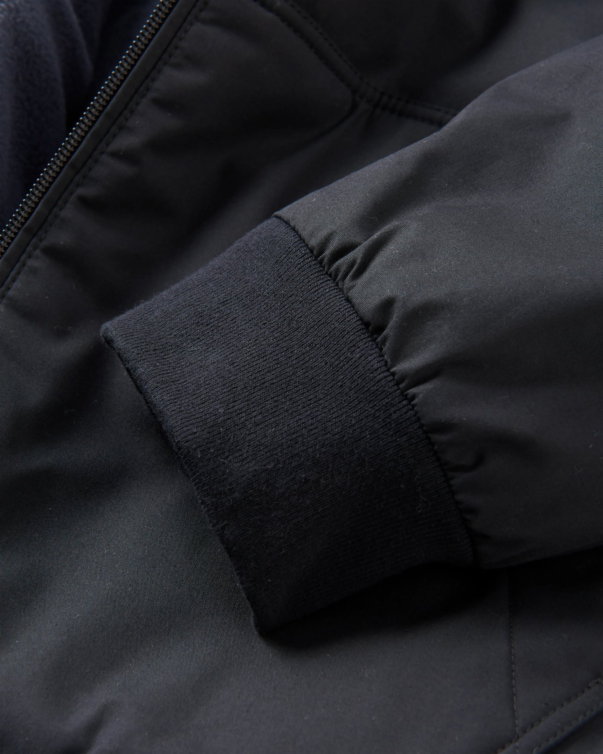 Bundoran Recycled Jacket - Black - Flatlay