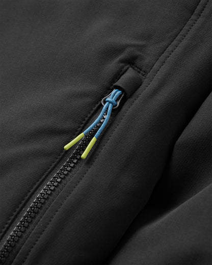Roamer Recycled Softshell Jacket - Black - Flatlay