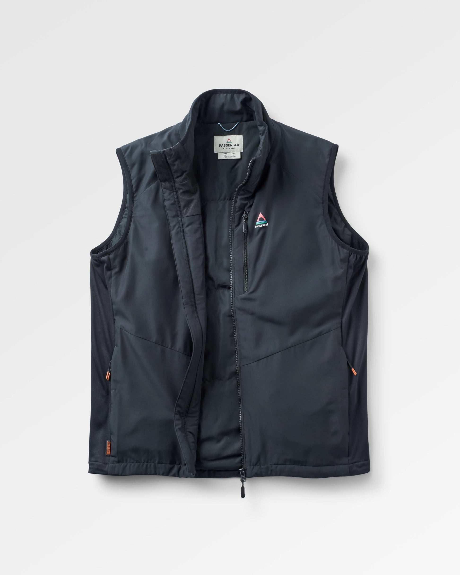 Daybreak Lightweight Recycled Thermore® Insulated Vest - Black - Flatlay