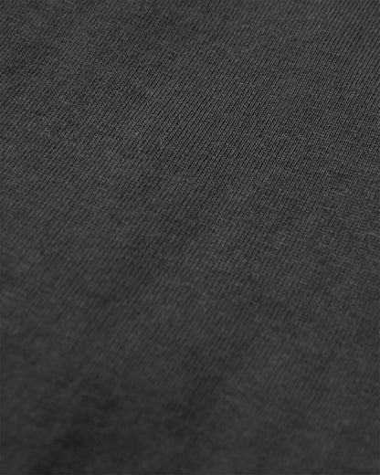 Classic Logo Recycled Cotton LS T-Shirt - Black - Flatlay
