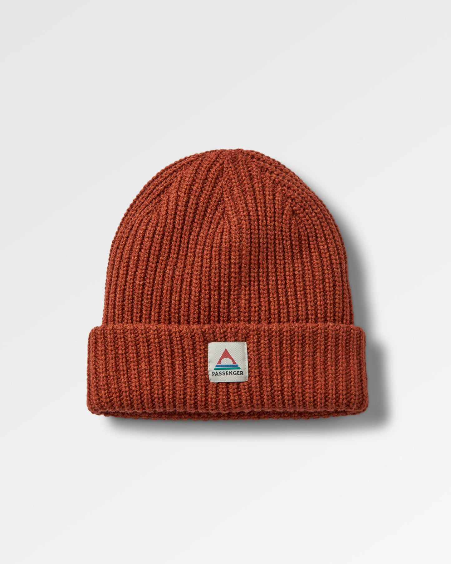 Beechwood Fleece Lined Recycled Beanie - Baked Clay - Flatlay