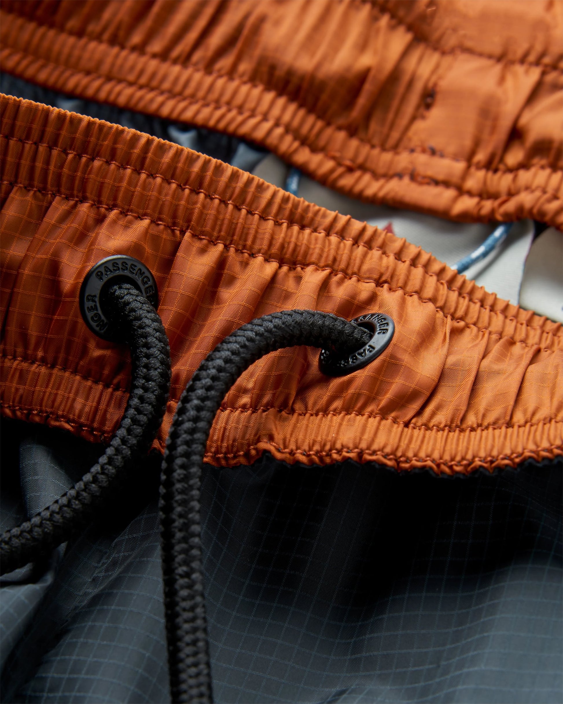 Gusto Recycled Windshell Trouser - Charcoal - Flatlay