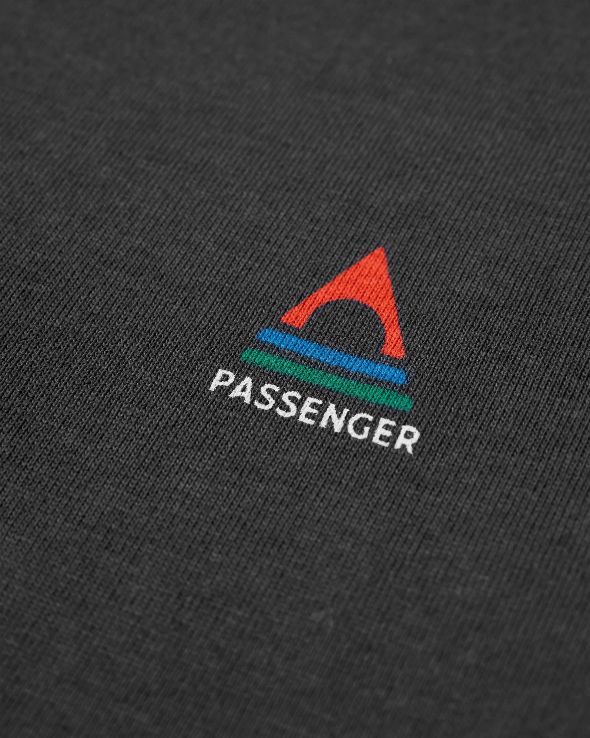 Classic Logo Recycled Cotton LS T-Shirt - Black - Flatlay