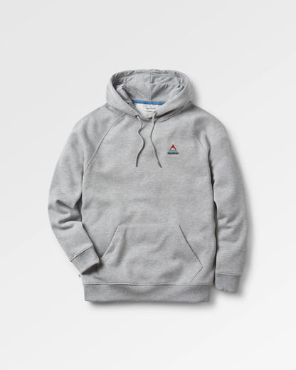 Vita Organic Cotton Hoodie - Grey Marl - Flatlay