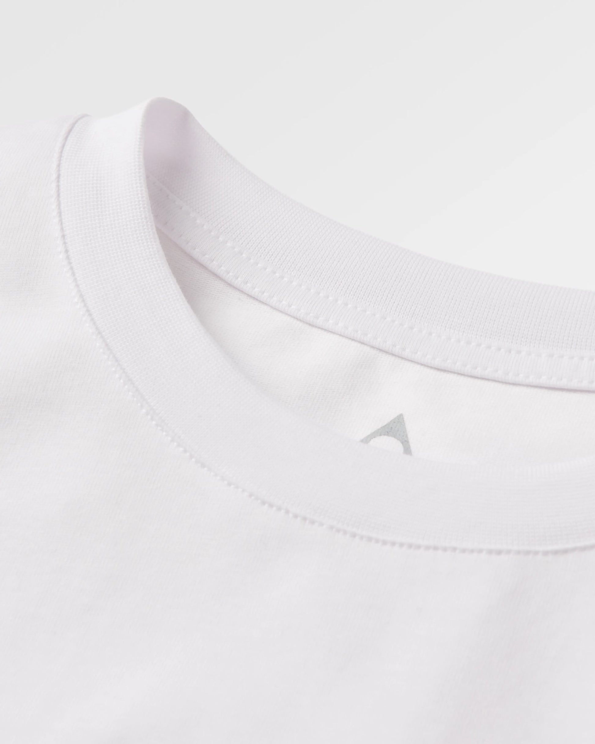 Vita Organic Relaxed Fit T-Shirt - White - Flatlay