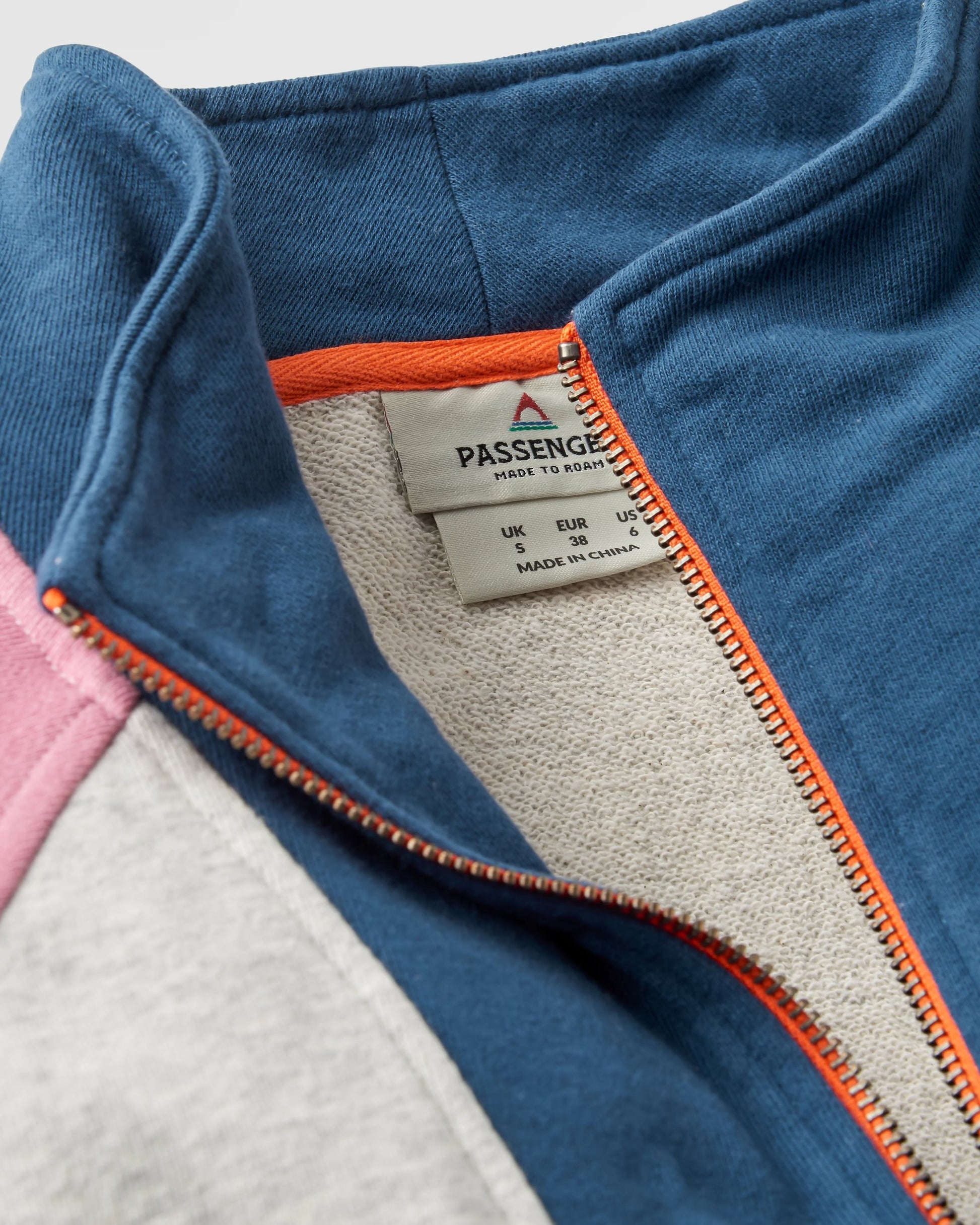 Jazz Smock Sweatshirt - Grey Marl - Flatlay