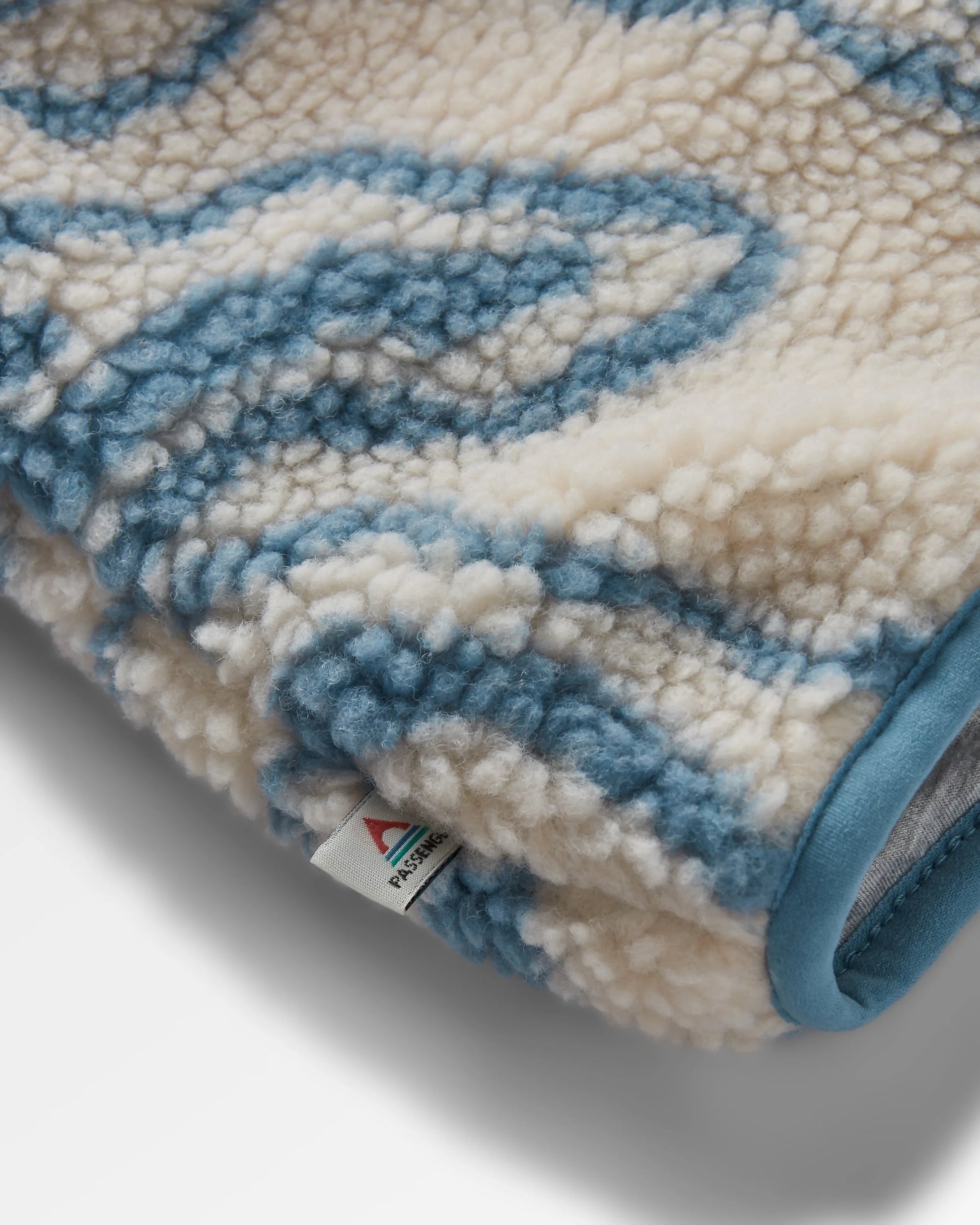 Sefton Recycled Deep-Pile Sherpa Fleece - Strata Swirl Birch
