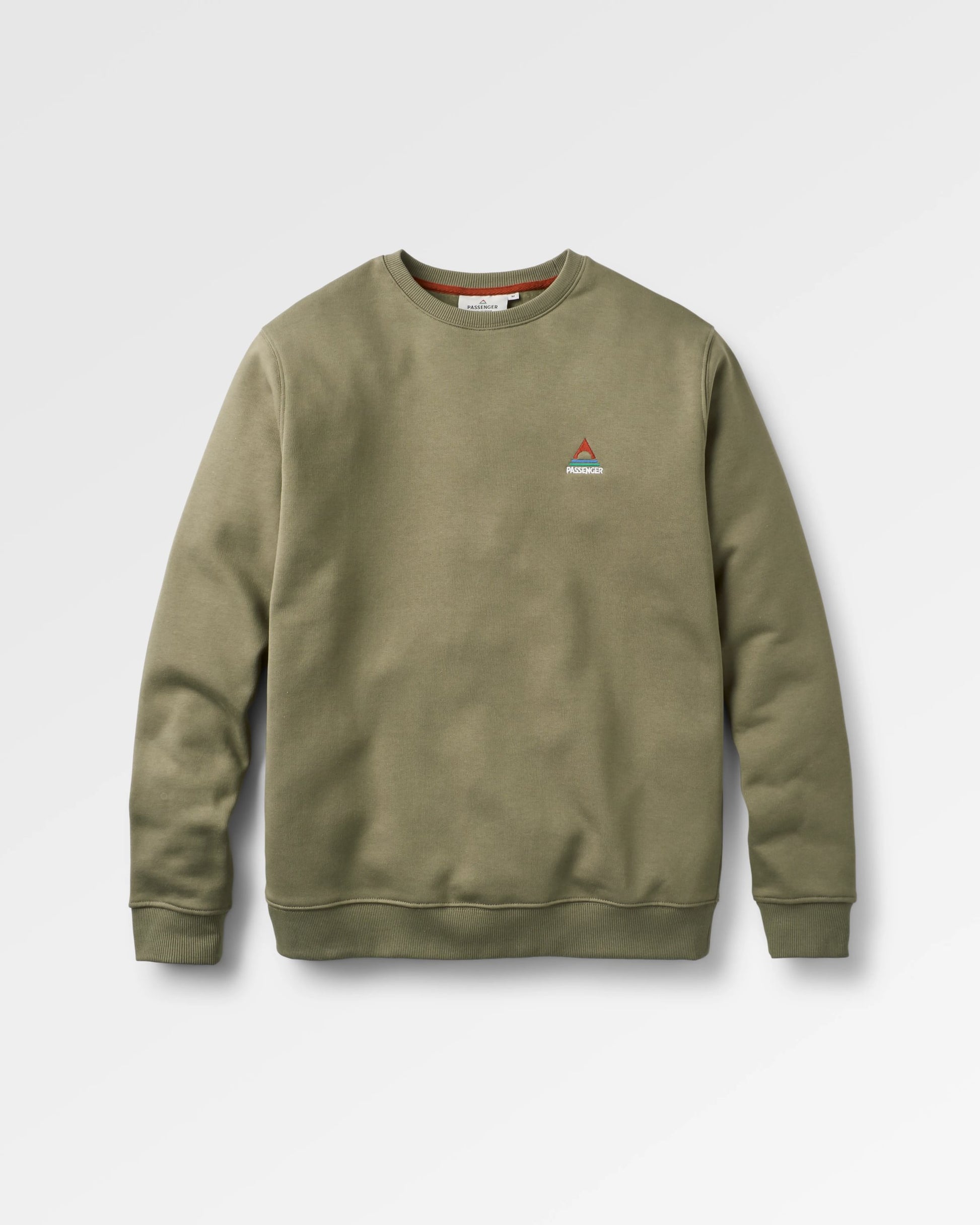 Vita Organic Cotton Sweatshirt - Dusty Olive - Flatlay