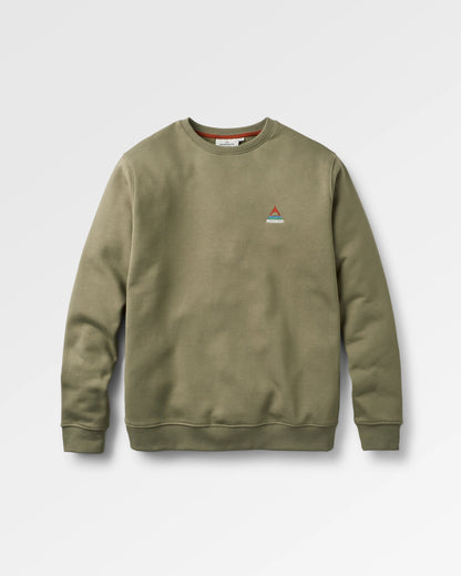 Vita Organic Cotton Sweatshirt - Dusty Olive - Flatlay