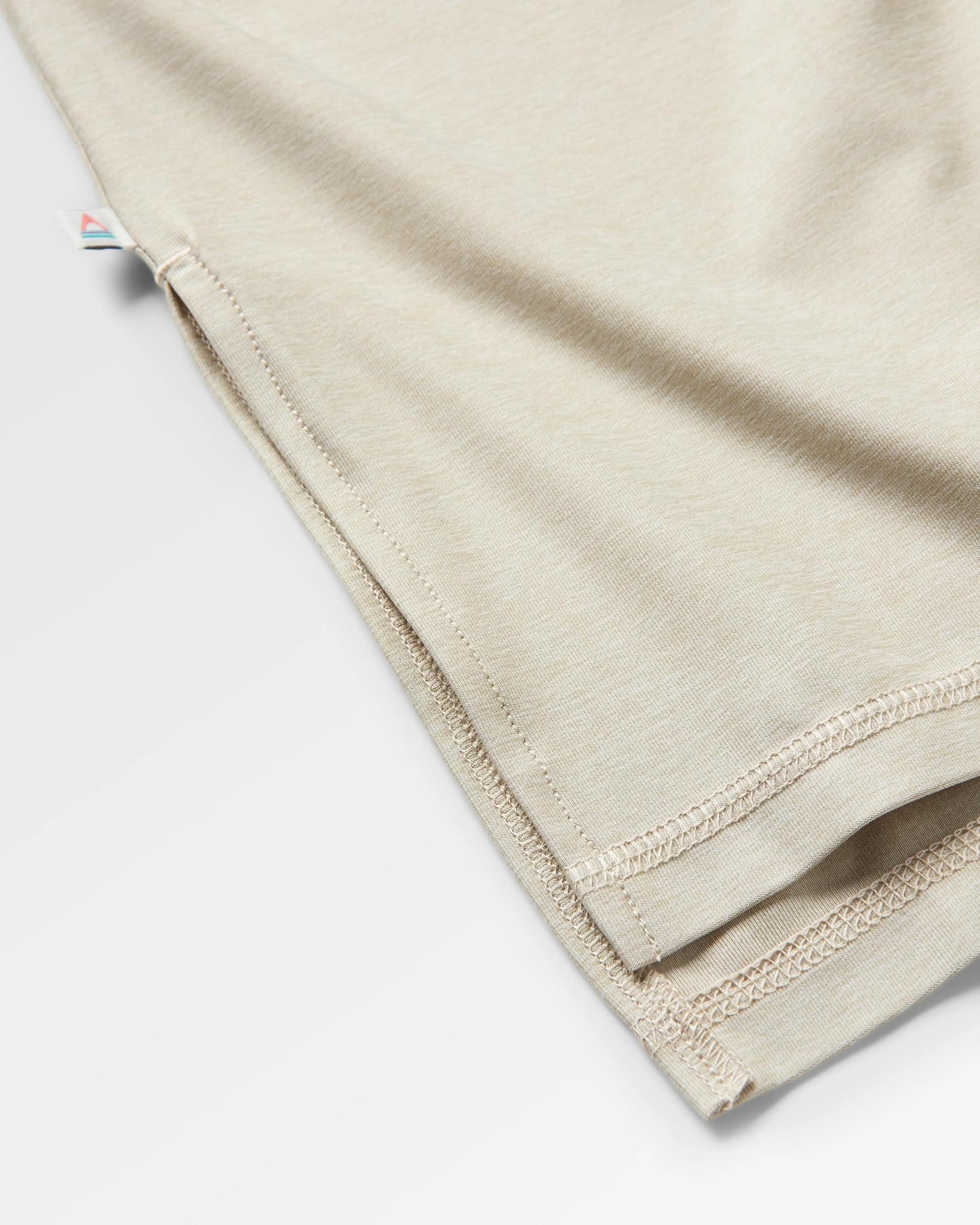 Pacifica Recycled Active LS Top - Birch Marl - Flatlay