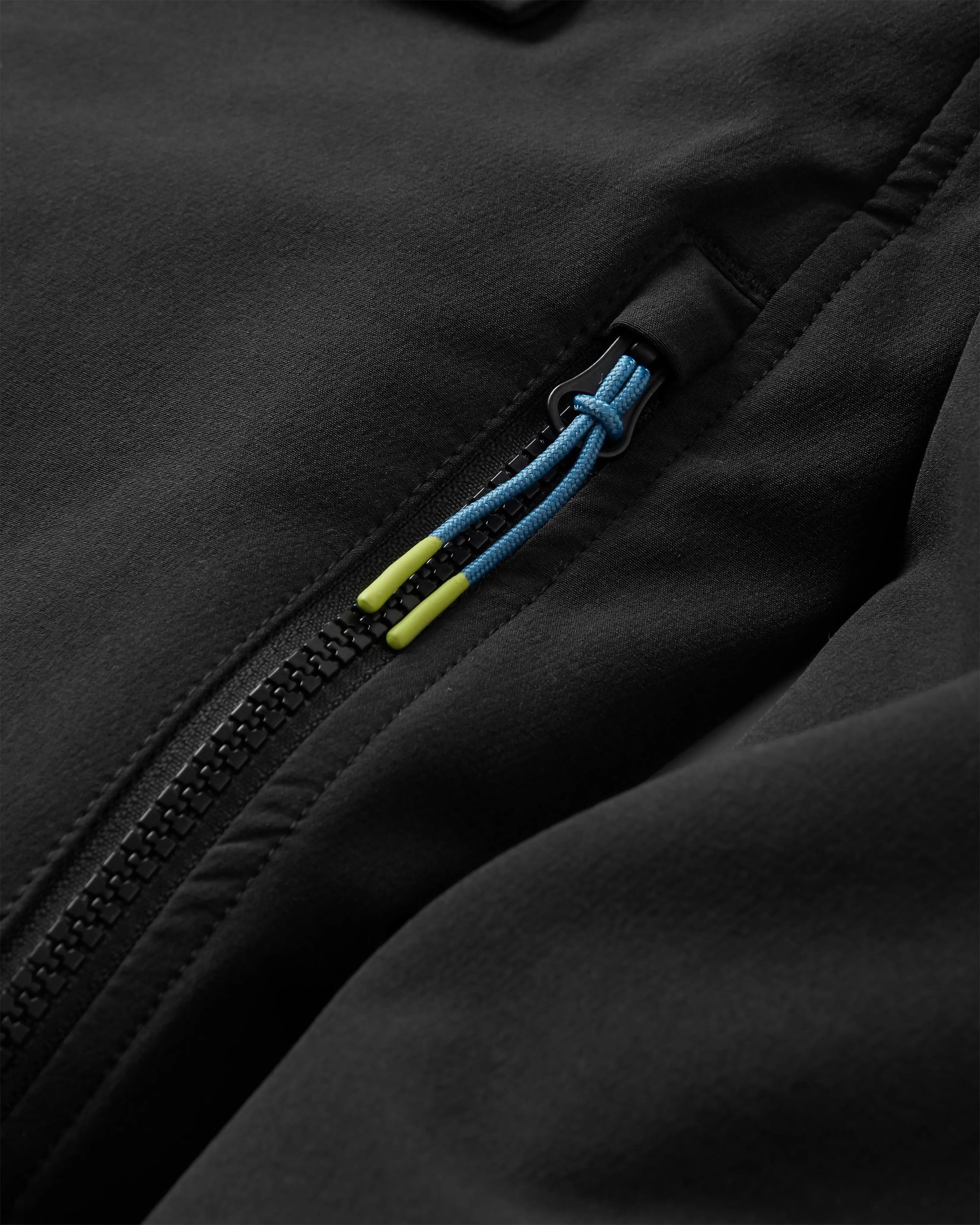 Ocean Recycled Softshell Jacket - Black - Flatlay