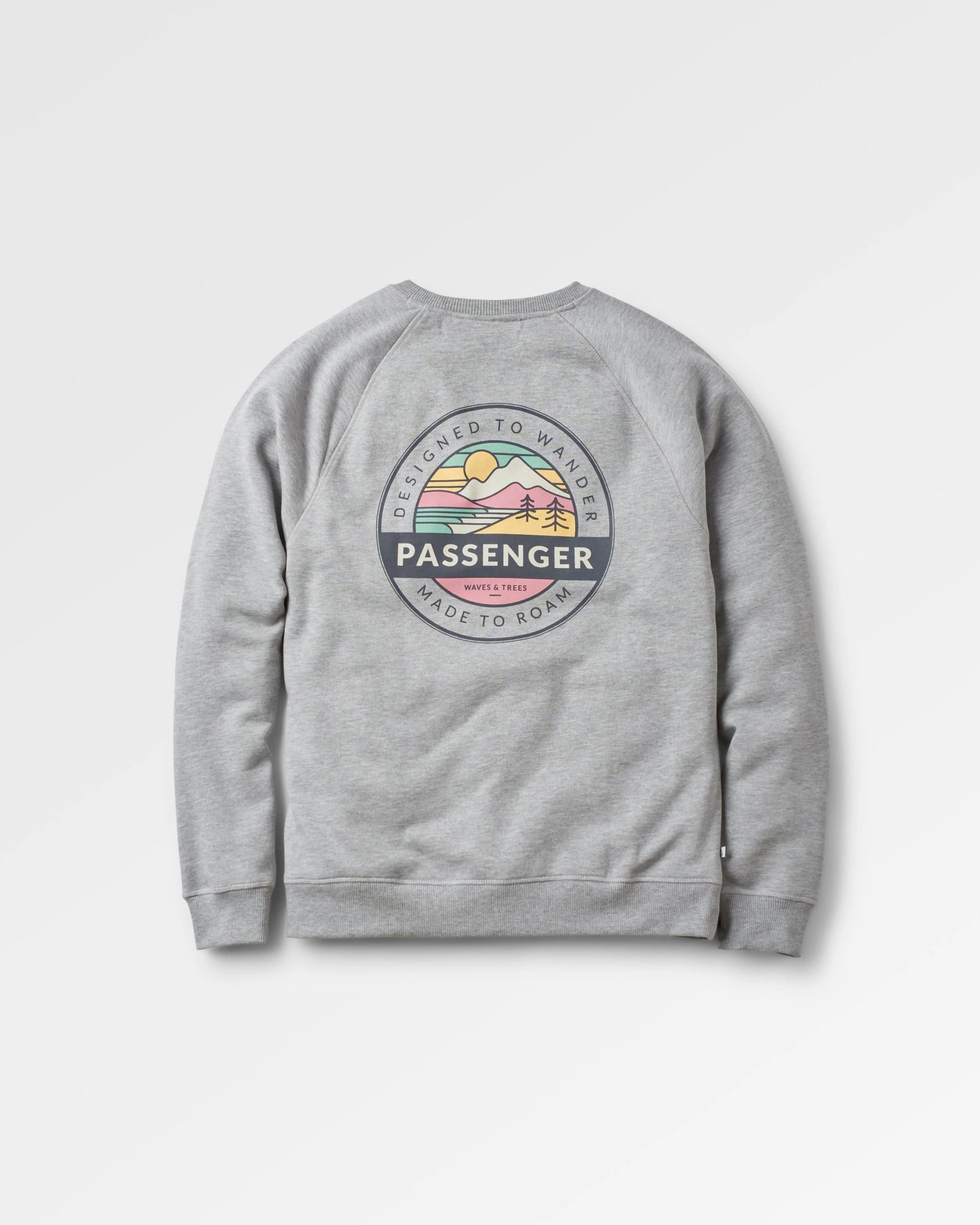 Odyssey Organic Cotton Sweatshirt - Mid Grey Marl