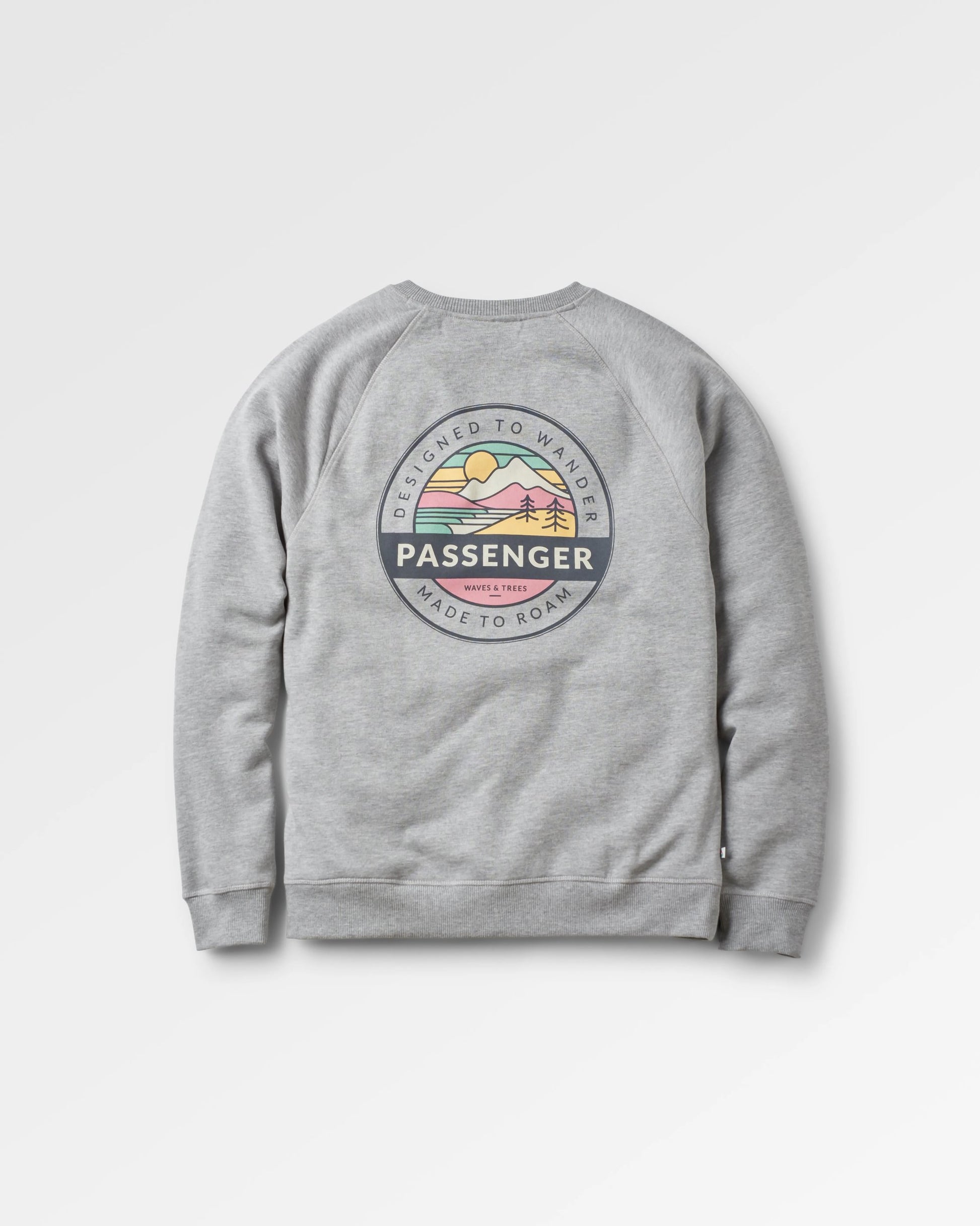 Odyssey Organic Cotton Sweatshirt - Mid Grey Marl