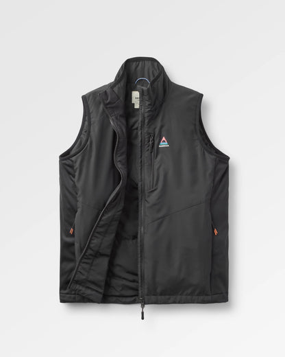 Shasta Lightweight Recycled Thermore® Insulated Vest - Black - Flatlay