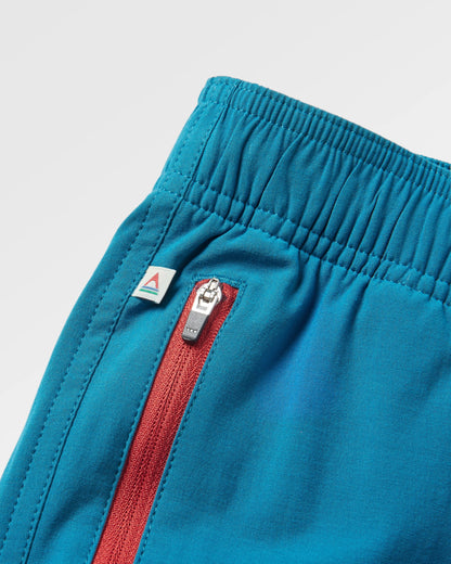 Traveller Organic All Purpose Short - Blue Steel - Flatlay