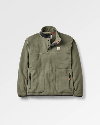 Dusk Polar Fleece - Dusty Olive - Flatlay