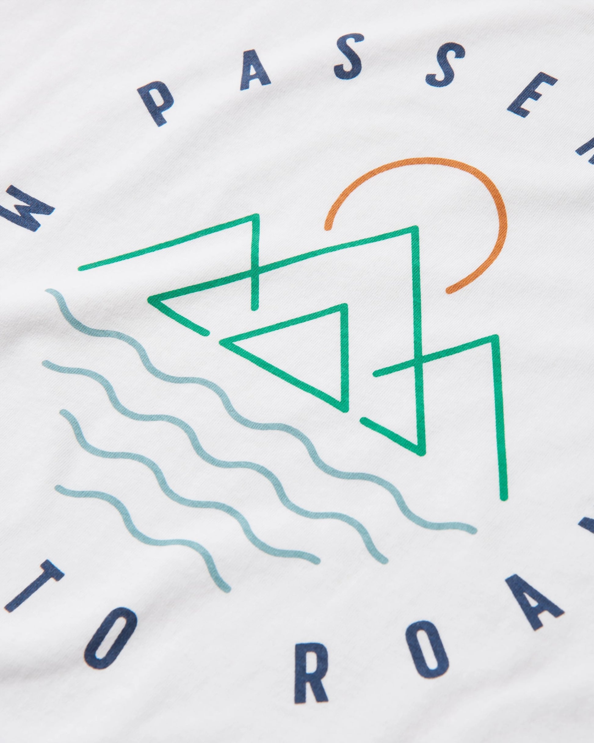 Escapism Recycled LS T-Shirt - White - Flatlay