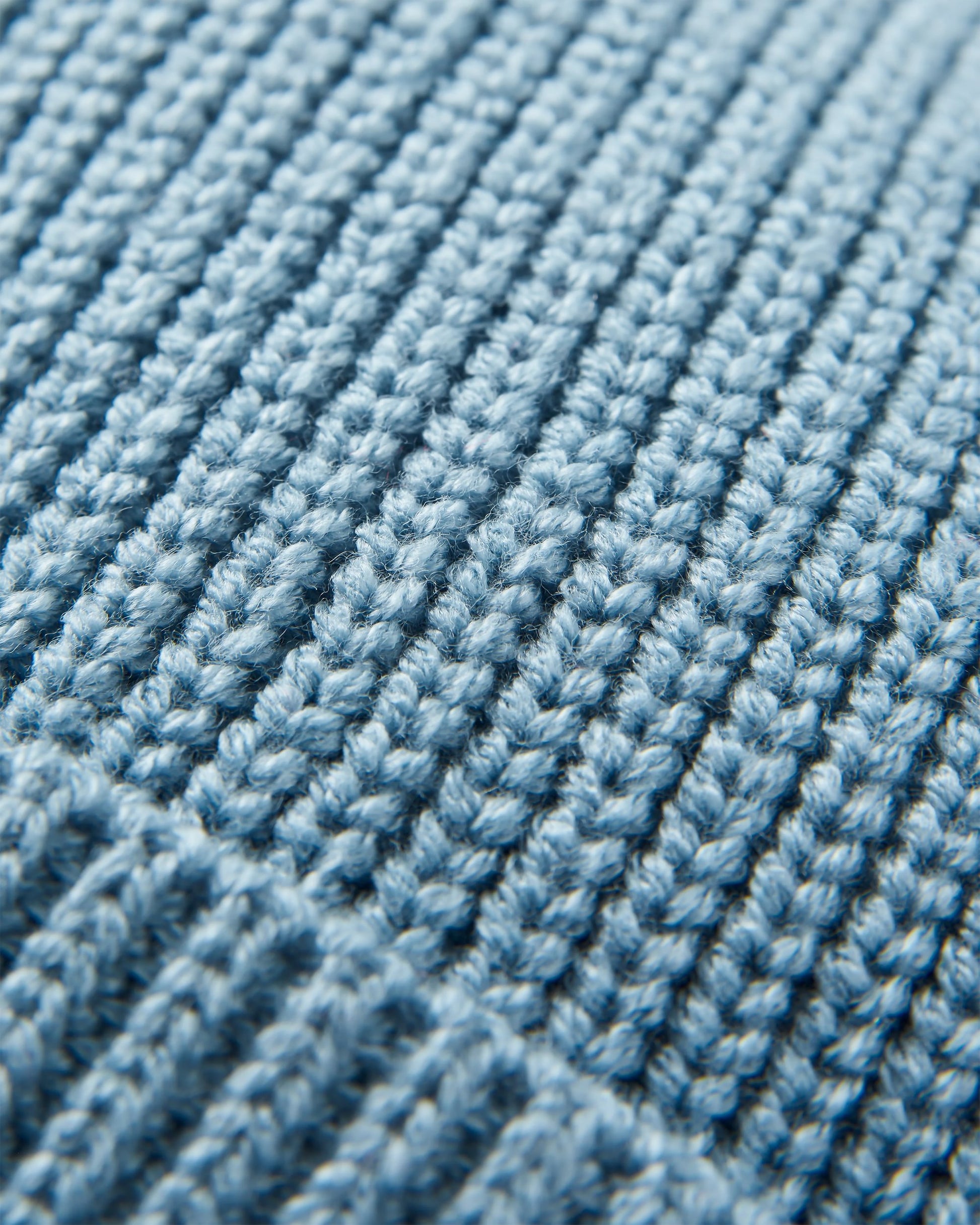 Compass Recycled Beanie - Ice Blue - Flatlay