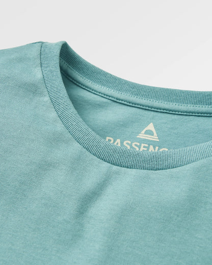 Beechey Recycled Cotton T-Shirt - Arctic - Flatlay