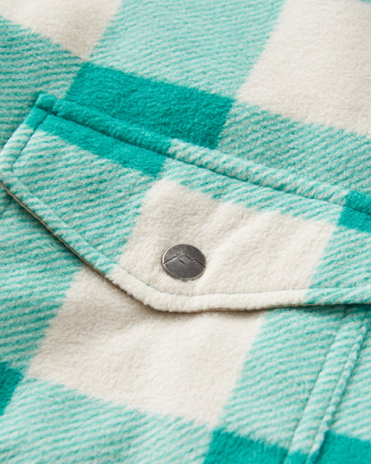 East Recycled Polar Fleece Shirt - Greenlake Buffalo Check