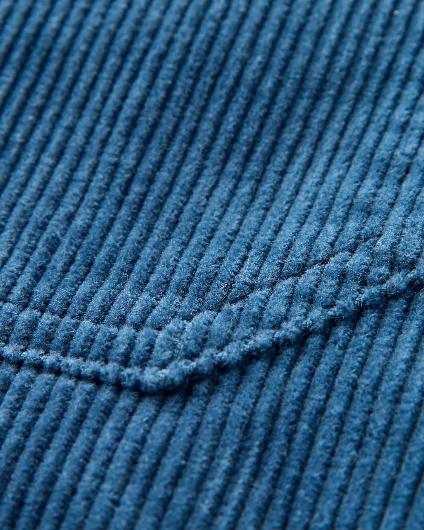 Avian Organic Cord Short - Dark Denim - Flatlay