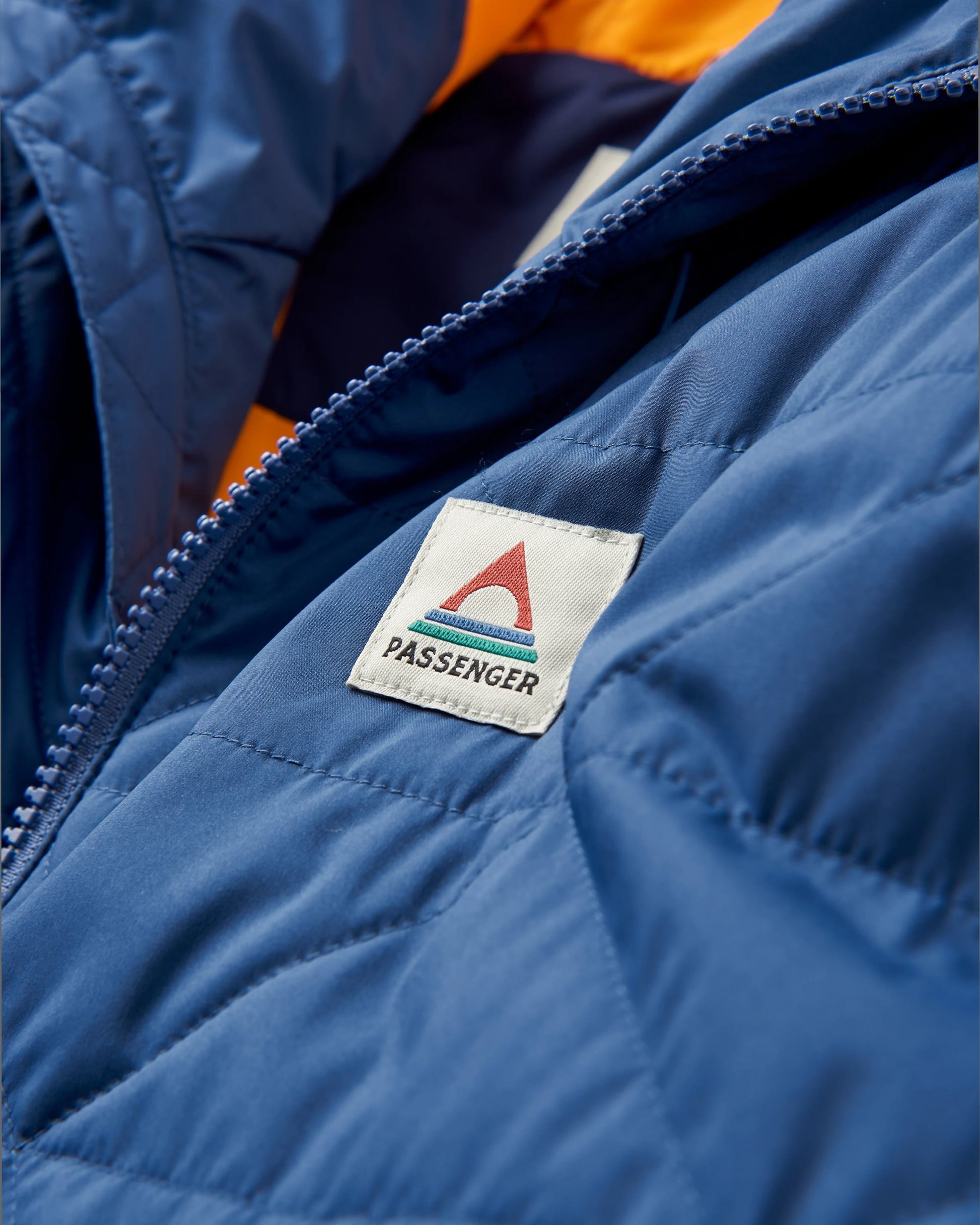 Base Recycled Thermore® Insulated Jacket - Dark Denim - Flatlay