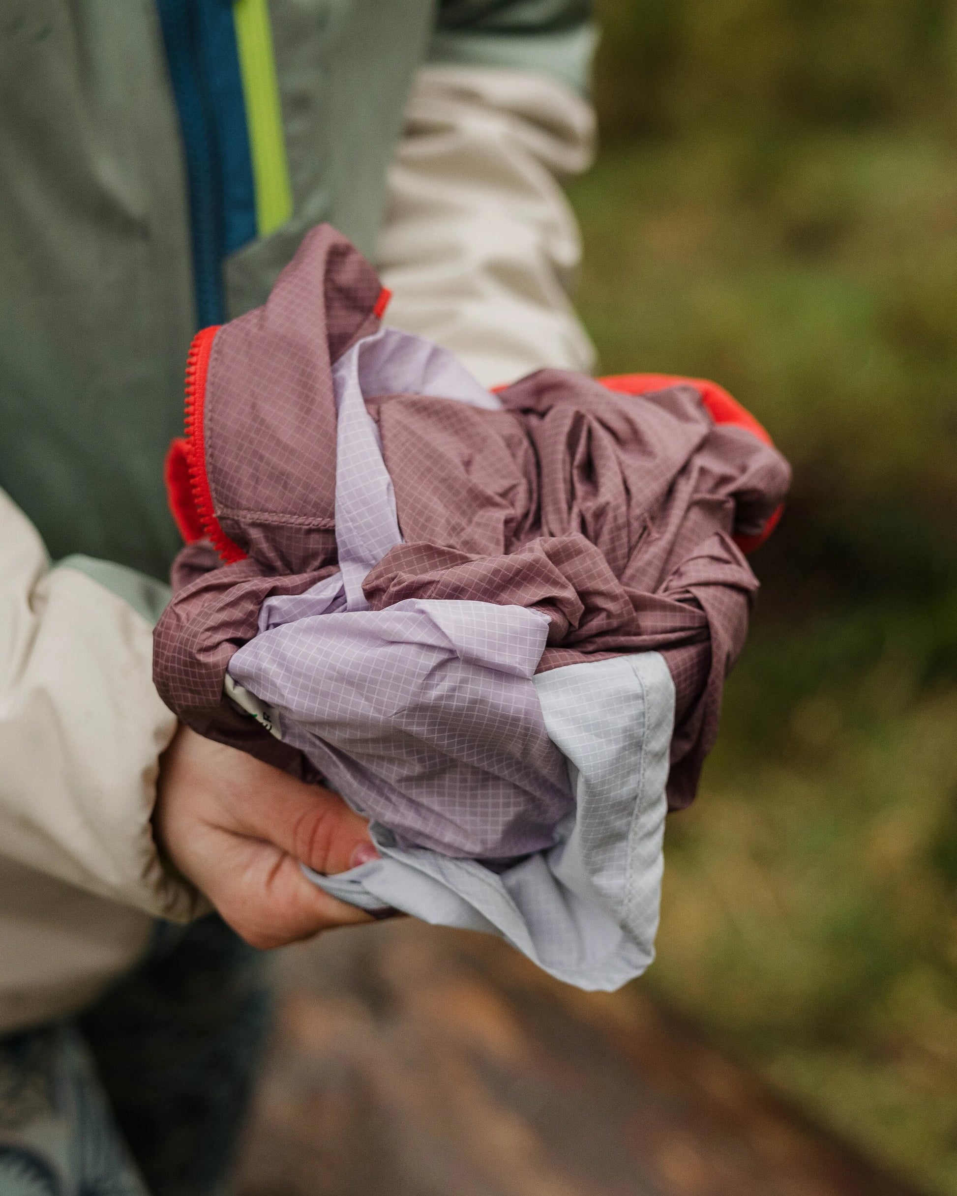 Viento Recycled Windshell Anorak - Lilac Mist/Grape - Lifestyle