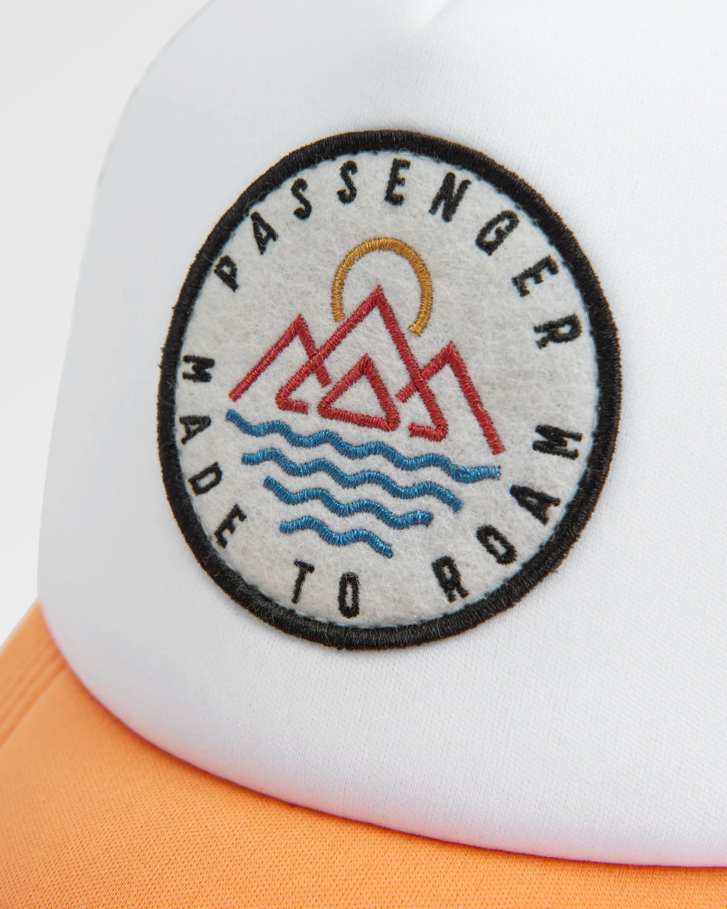 Escapism Trucker Cap - Apricot - Flatlay
