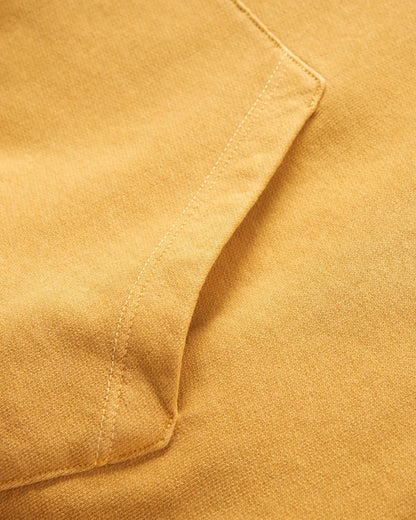 Love The Wild Hoodie - Mustard Gold - Flatlay