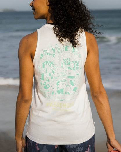 Better Outside Organic Cotton Vest - Marshmallow - Lifestyle