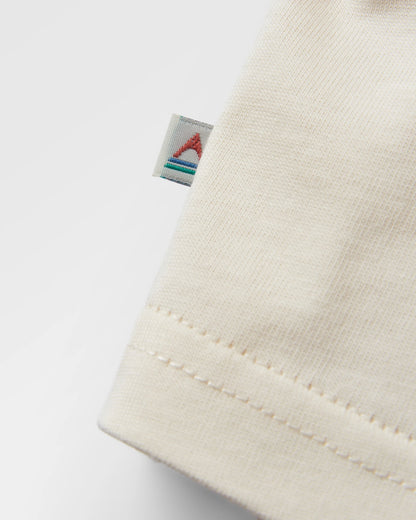 Waves & Trees Organic Cotton T-Shirt - Birch - Flatlay