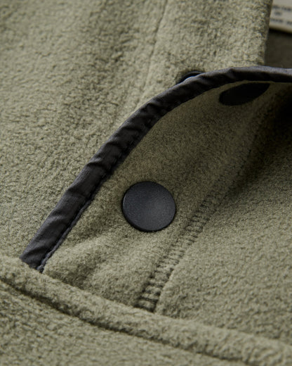 Dusk Polar Fleece - Dusty Olive - Flatlay