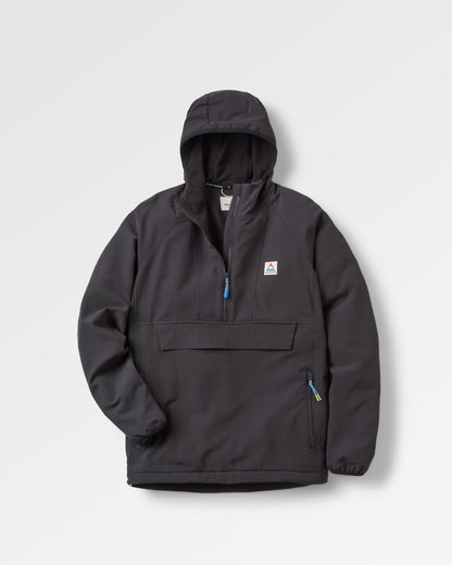 Roamer Recycled Softshell Jacket - Black - Flatlay