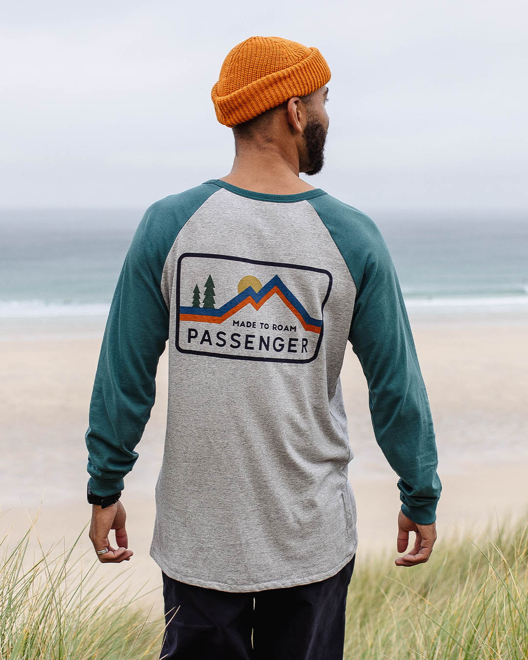 Made To Roam Recycled Cotton Ls T-Shirt - Grey Marl