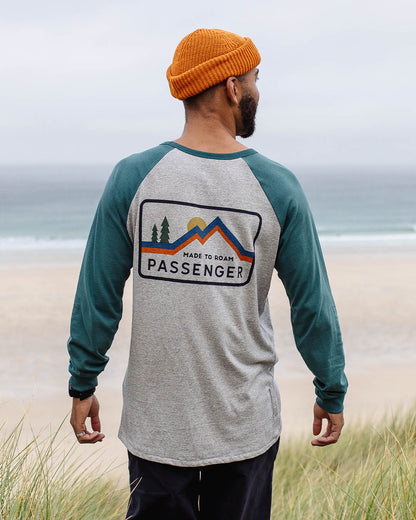 Made To Roam Recycled Cotton Ls T-Shirt - Grey Marl