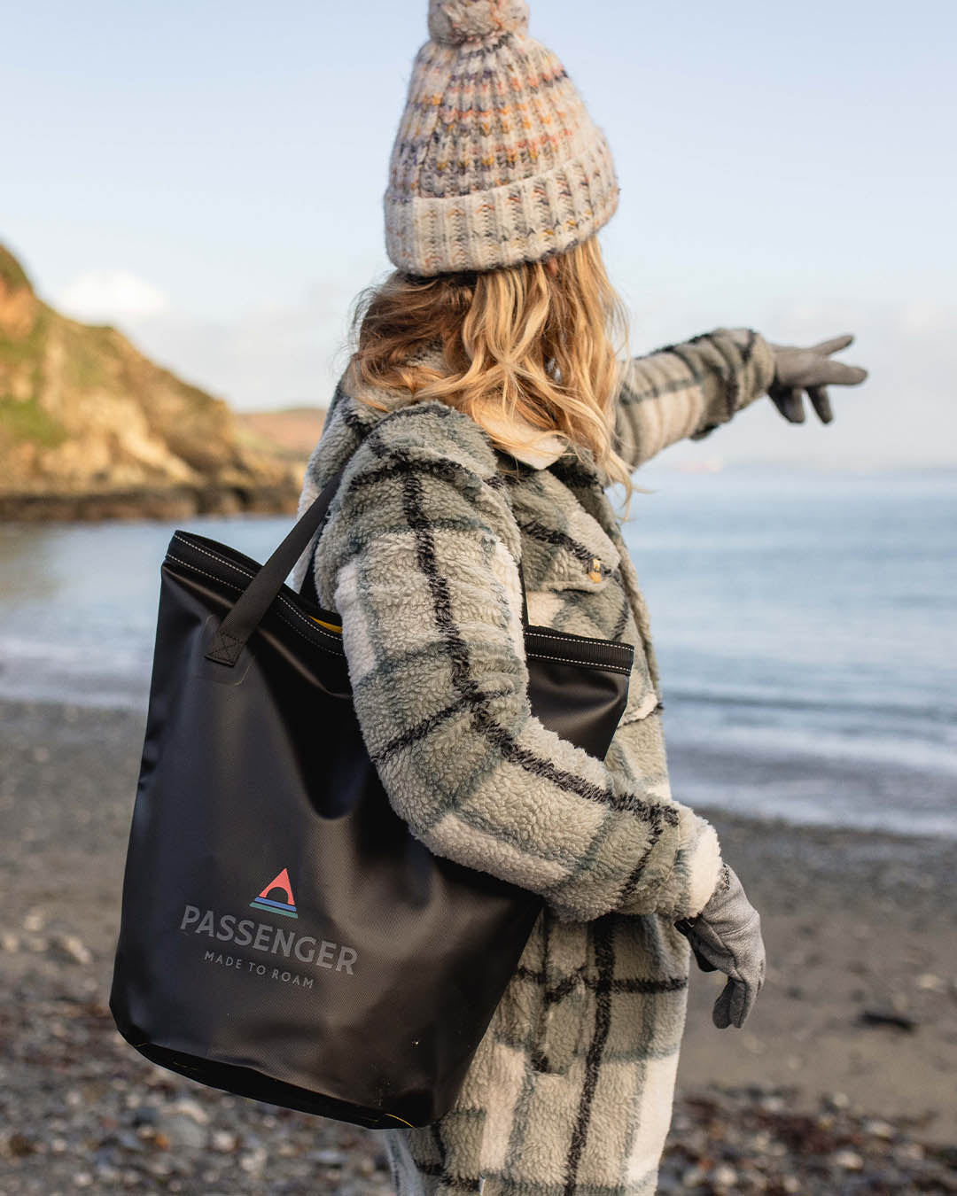 Recycled Bucket Bag - Black