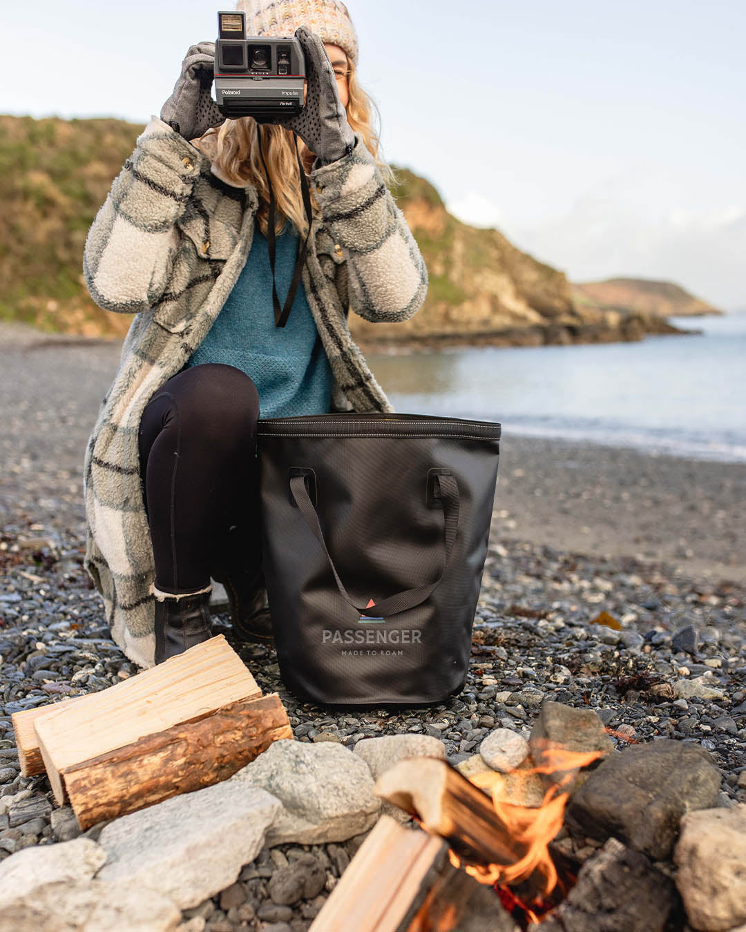 Recycled Bucket Bag - Black